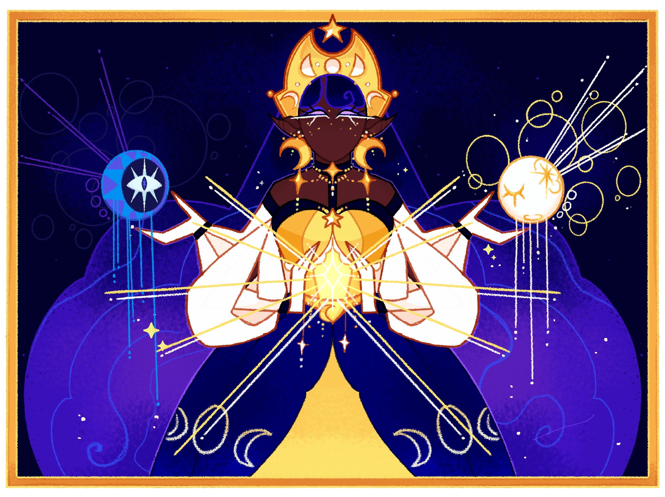Cookie anatomy. The dough (skin) of the cookie is not present on the right half of the body, revealing gummy muscles, sugar bones, and jelly organs. A soul stone is placed in the center of the chest.